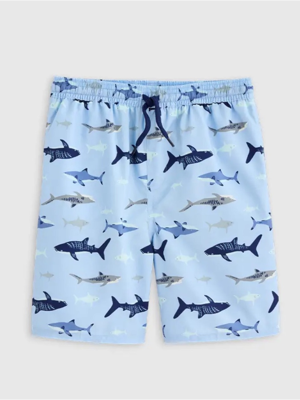 Quince boys shark swim trunks, size 12